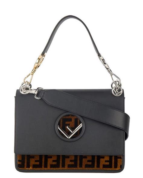 fendi kan i ff logo|Fendi logo logo bag.